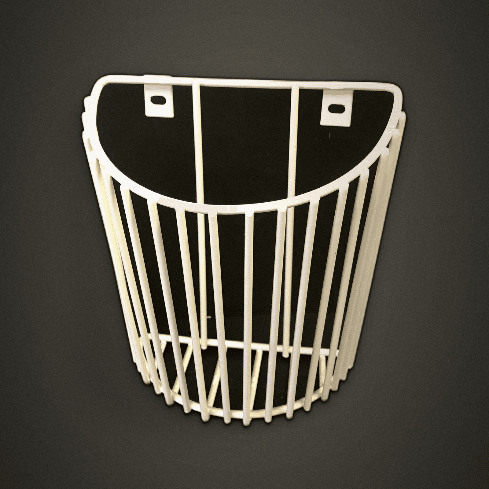 Wall-Mount Half-Round Basket