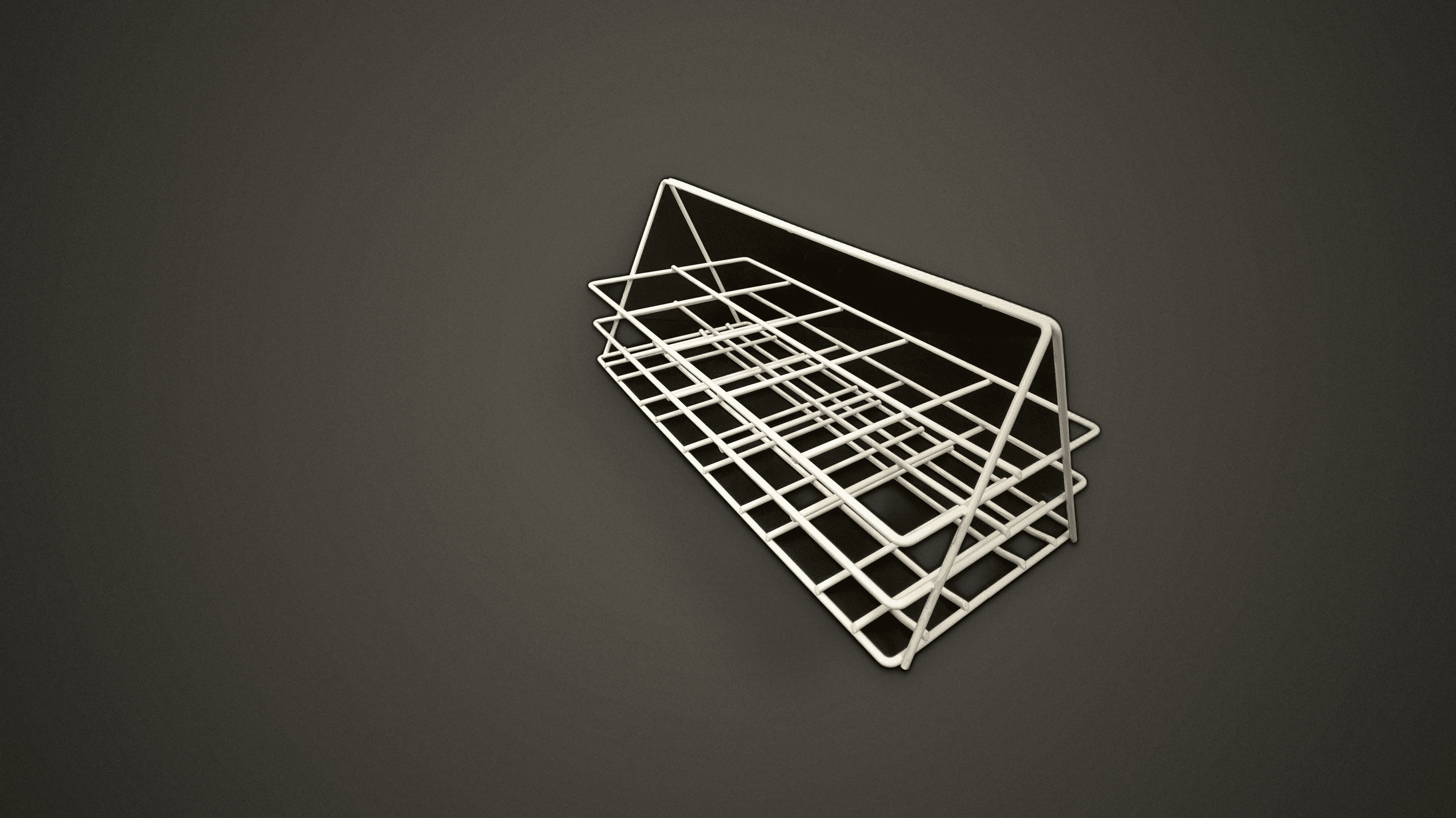 Slanted Wire Display Shelf