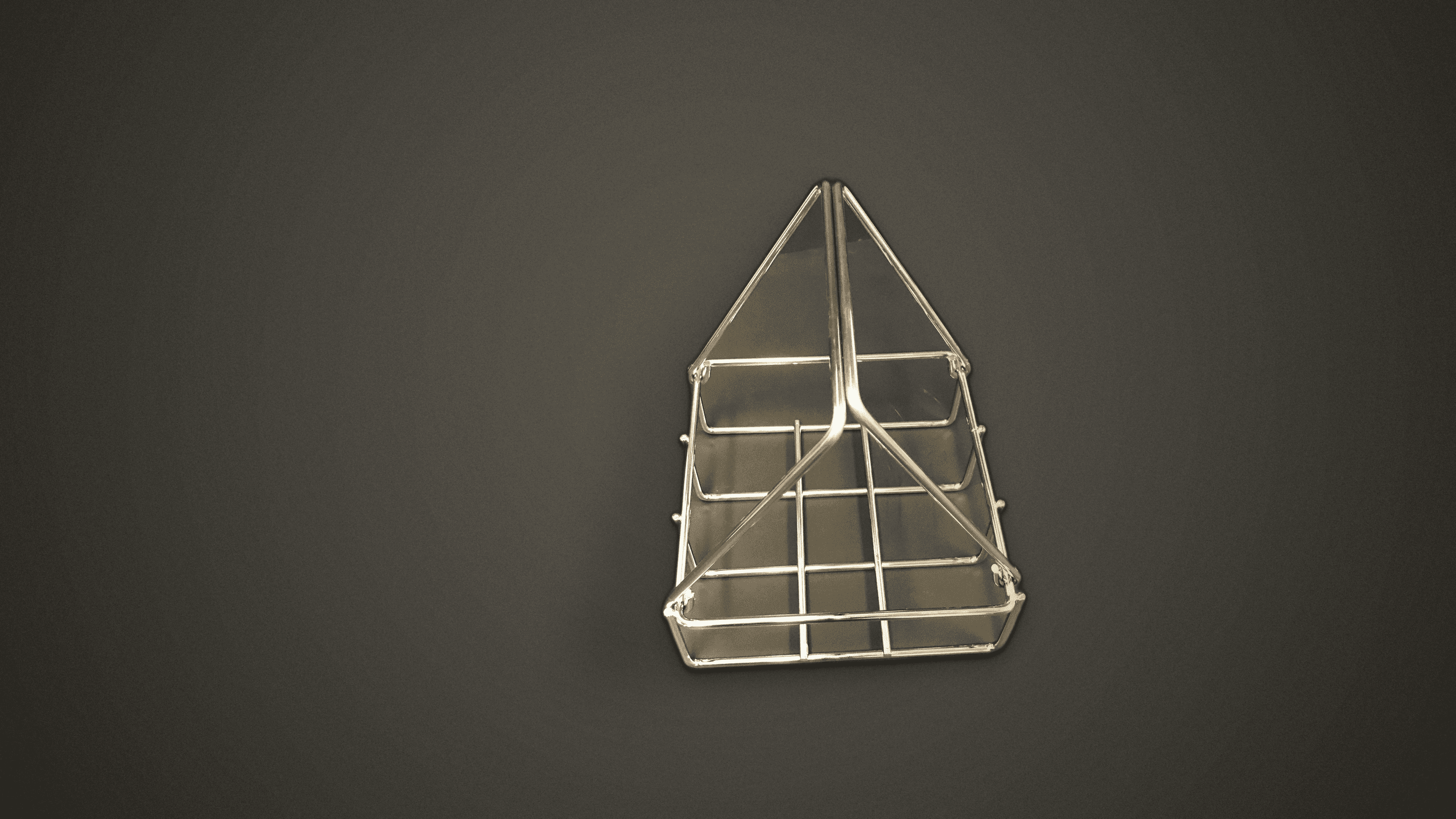 Triangular Wire Display Rack